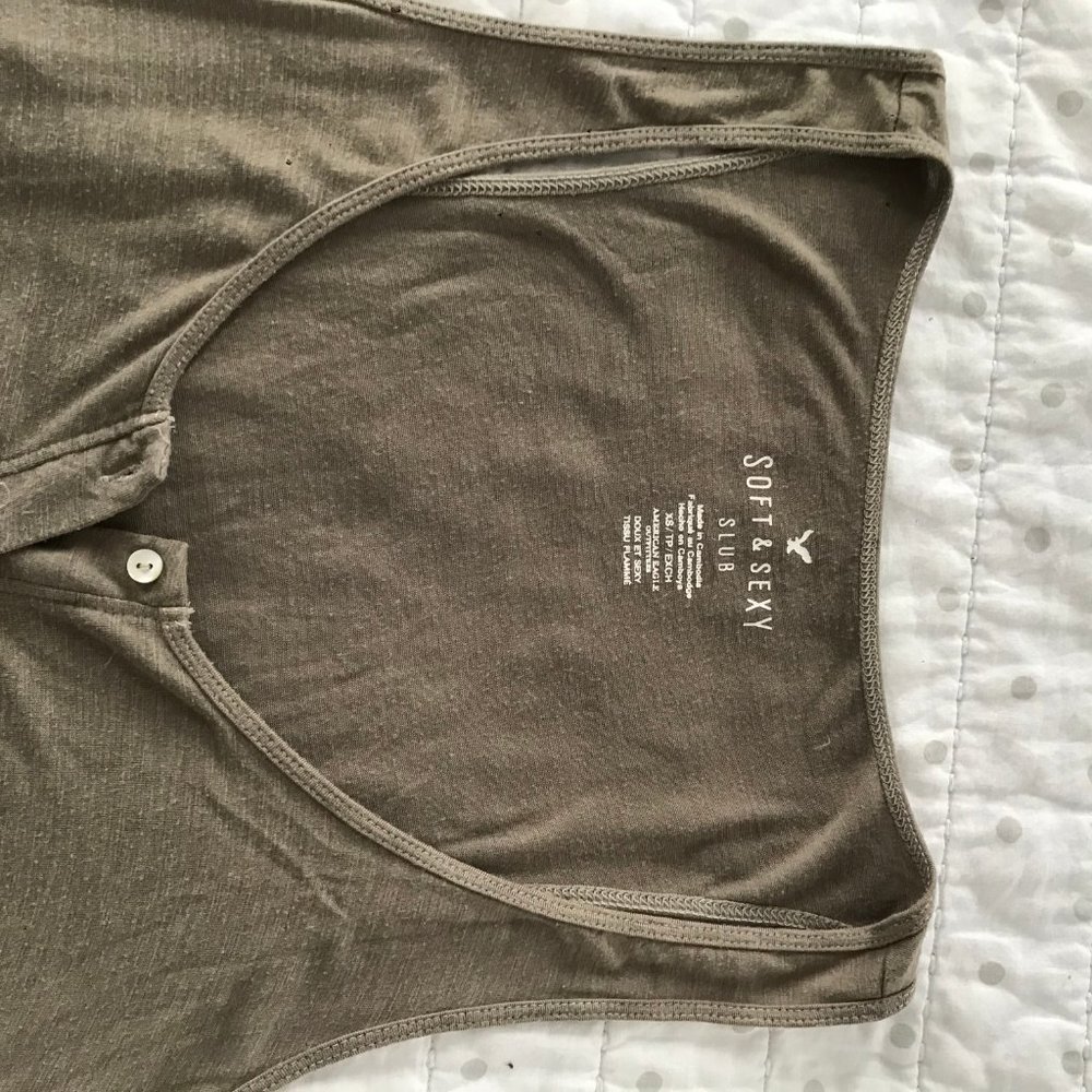 Button Front Tank - Picture 2 of 2
